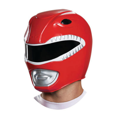 Adults Red Power Ranger Helmet - Mighty Morphin