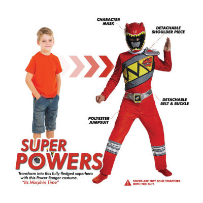 Boys Red Ranger Classic Costume