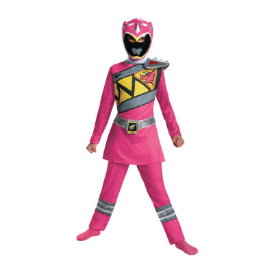Girls Pink Ranger Classic Costume - Dino Charge