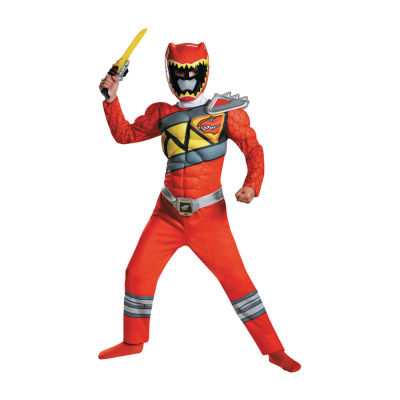 Boys Red Ranger Classic Muscle Costume - Dino Charge