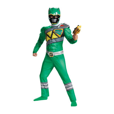 Boys Dino Charge Green Muscle Power Rangers Costume