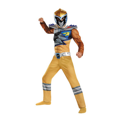 Boys Dino Charge Gold Muscle Power Rangers Costume