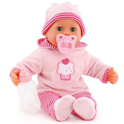 Bayer Design Pink Cupcake 24 Sounds 15 Inch Doll Toy Playset