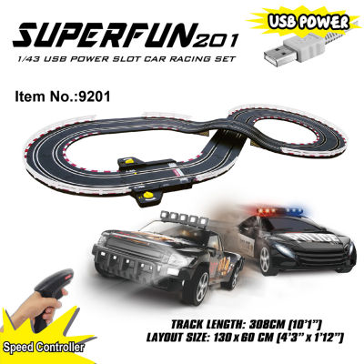 Joysway "Superfun Power Slot Car Racing Set