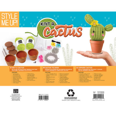 Style Me Up Knit A Cactus Kit 19-pc. Knitting Kit