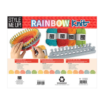 Style Me Up Rainbow Knitting Kit