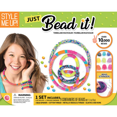 Style Me Up  Just Bead It - Kids Diy Jewelry Kit 19-pc. Jewelry Kit