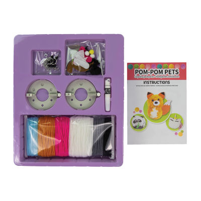 Style Me Up Pom Pom Pets - Kids Yarn Crafting Kit Craft Kit