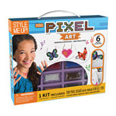  Style Me Up: Color & Stitch, Kids Art Kit, Includes 22  Illustrated Sheets of Paper, Templates Feature a Range of Designs, for Ages  8 and up : Toys & Games