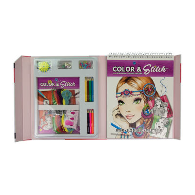 Style Me Up Color & Stitch Kids Art Kit