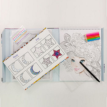 ASSTD NATIONAL BRAND Style Me Up Color & Stitch Kids Art Kit