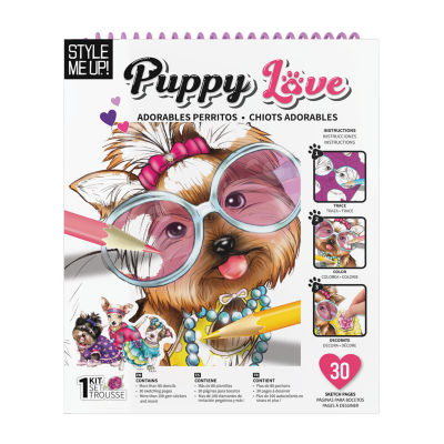 Style Me Up Puppy Love Kids Art Kit