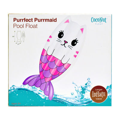 Coconut Float Purrfect Purrmaid Pool Float Inflatable Pools