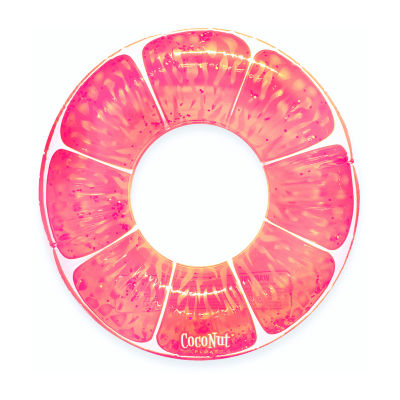 Coconut Float Pink Grapefruit Glitter Water Accessory Pool Floats