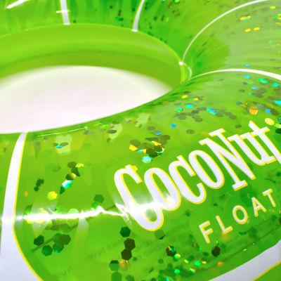 Coconut Float Lime Green Glitter Water Accessory Pool Floats