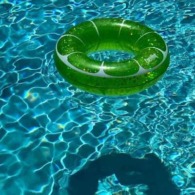 Coconut Float Lime Green Glitter Water Accessory Pool Float