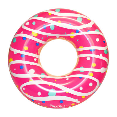 Coconut Float Pink Sprinkled & Glazed Donut Pool Float