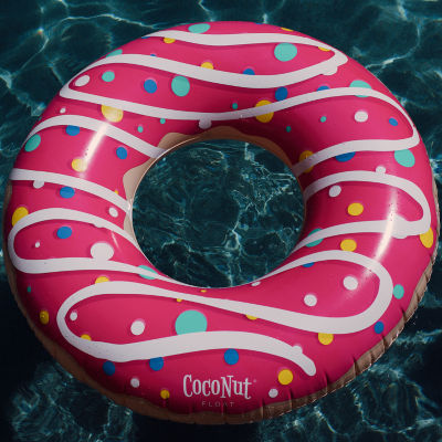 Coconut Float Pink Sprinkled & Glazed Donut Pool Floats