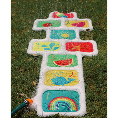 Rae Dunn Hopscotch Game Water Sprinkler Pool Toy