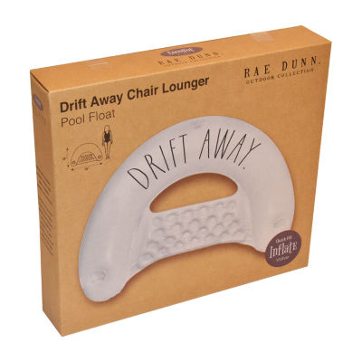 Rae Dunn Drift Away Chair Lounger Pool Float