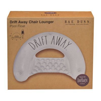 Rae Dunn Drift Away Chair Lounger Pool Float