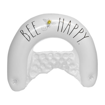 Rae Dunn Bee Happy Chair Lounger Pool Float