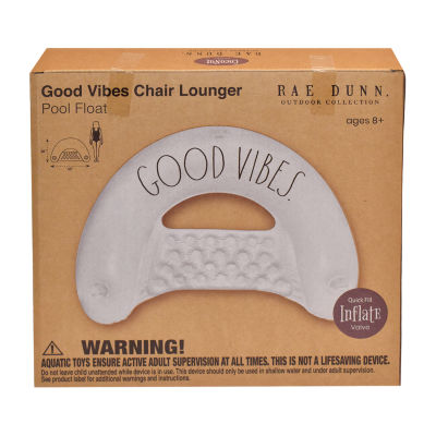 Rae Dunn Good Vibes Chair Lounger Pool Floats