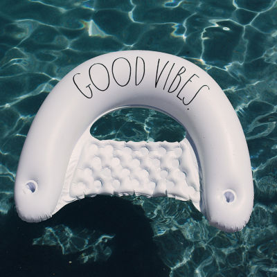 Rae Dunn Good Vibes Chair Lounger Pool Floats