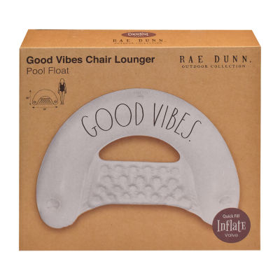 Rae Dunn Good Vibes Chair Lounger Pool Floats