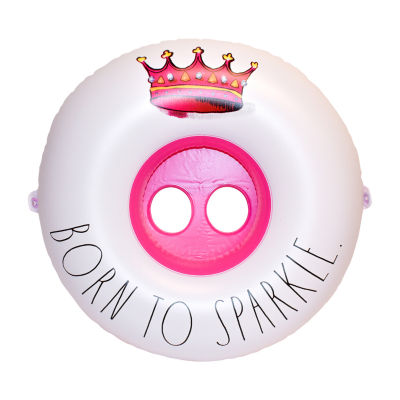 Rae Dunn Born To Sparkle Toddler Float With Canopy Pool Float