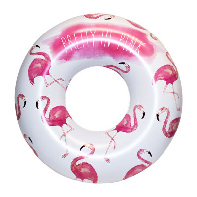 Rae Dunn Pink Flamingo Inflatable Jumbo Pool Tube Pool Floats