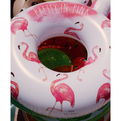 Rae Dunn Pink Flamingo Inflatable Jumbo Pool Tube Pool Float