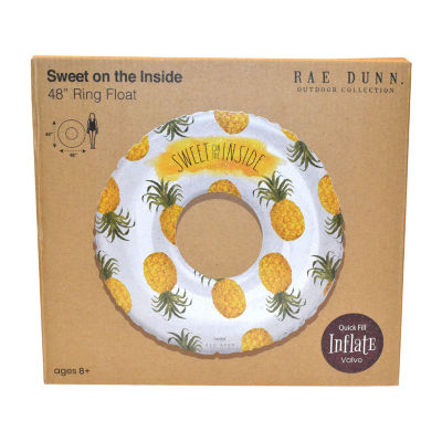 Rae Dunn Pineapple Inflatable Ring Float Pool Float