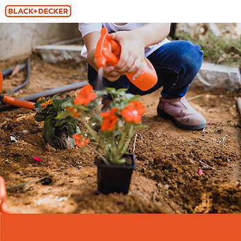 Black & Decker Kids Gardening Set Pretend Play Set with Costume and Gardening Accessories