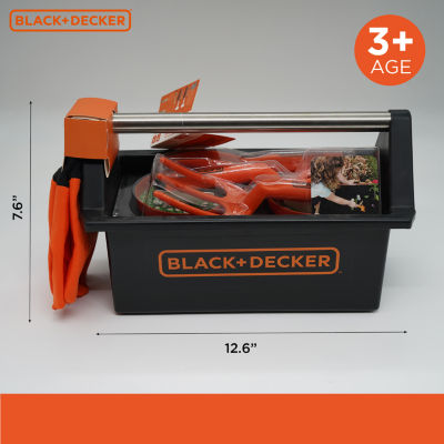 Black+Decker Garden Toolbox 9-pc. Garden Toy