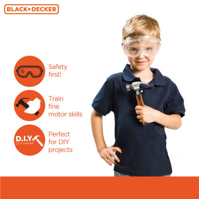 Black+Decker Pretend Play Toolset For Kids