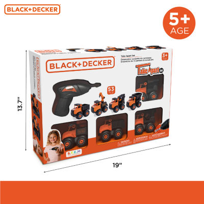 Black+Decker Mini Construction Trucks Set