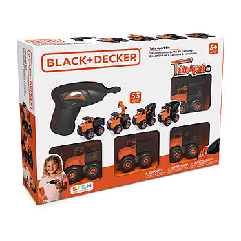BLACK + DECKER - Junior Builder Toy - Foldable Workbench with