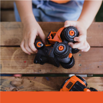 Black+Decker Mini Construction Trucks Set