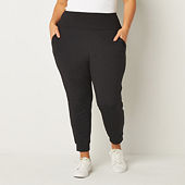 Xersion Therma Fleece Womens Mid Rise Plus Jogger Pant, Color
