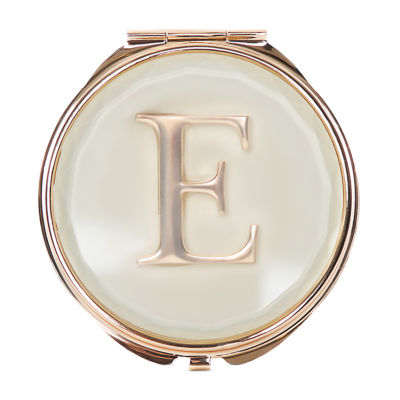 Pink Sky Monogrammed Compact Mirror