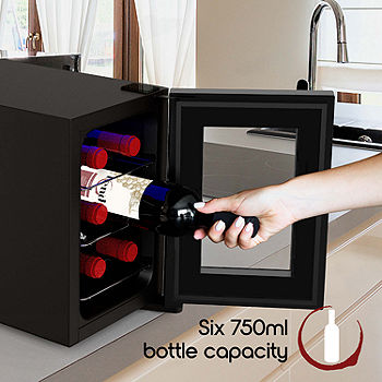Koolatron 6-Bottle Wine Cooler - Black