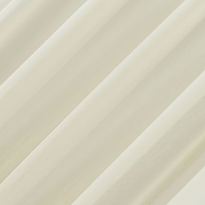 Archaeo Coralie Rod Pocket Sheer Single Curtain Panels