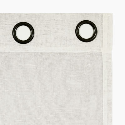 Archaeo Vail Grommet Top Sheer Single Curtain Panels