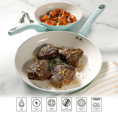 Martha Stewart Ceramic Non-Stick 2-pc. Frying Pan Set