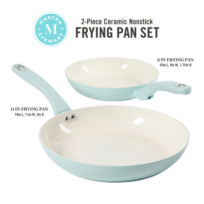 Martha Stewart 2-pc. Non-Stick Frying Pan Set