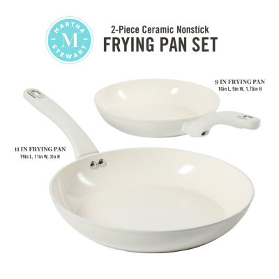Martha Stewart 2-pc. Non-Stick Frying Pan Set