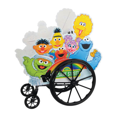 Little & Big  Unisex Adaptive Wheelchair Cover Sesame Street Costume