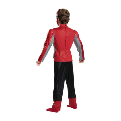 Boys Red Ranger Muscle Costume - Beast Morphers