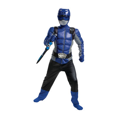 Little & Big  Boys Beast Morphers Blue Muscle Power Rangers Costume